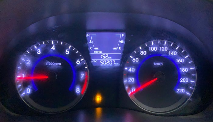 2016 Hyundai Verna FLUIDIC 4S 1.6 VTVT SX, Petrol, Manual, 50,206 km, Odometer Image