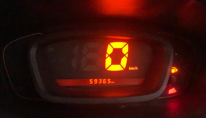 2017 Renault Kwid RXT 1.0, Petrol, Manual, 59,336 km, Odometer Image