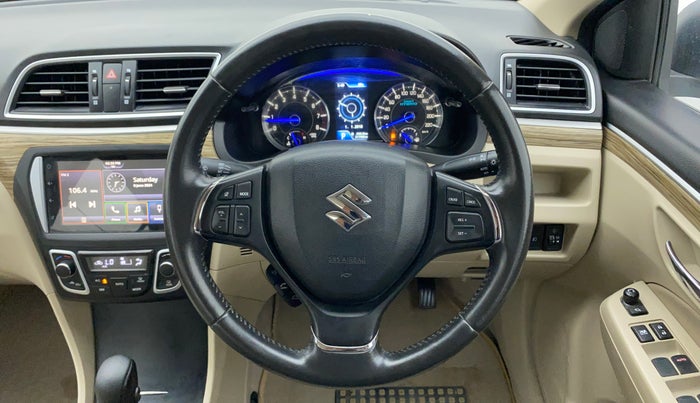 2021 Maruti Ciaz ALPHA  AT 1.5 SHVS PETROL, Petrol, Automatic, 31,708 km, Steering Wheel Close Up