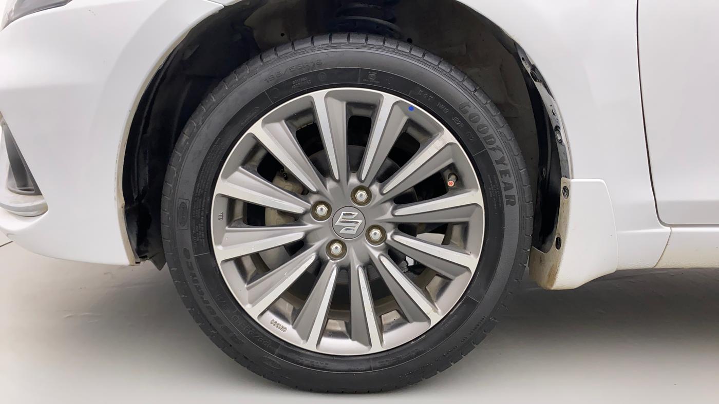 2021 Maruti Ciaz ALPHA  AT 1.5 SHVS PETROL, Petrol, Automatic, 31,708 km, Left Front Wheel