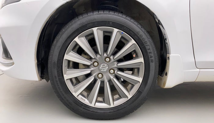 2021 Maruti Ciaz ALPHA  AT 1.5 SHVS PETROL, Petrol, Automatic, 31,708 km, Left Front Wheel