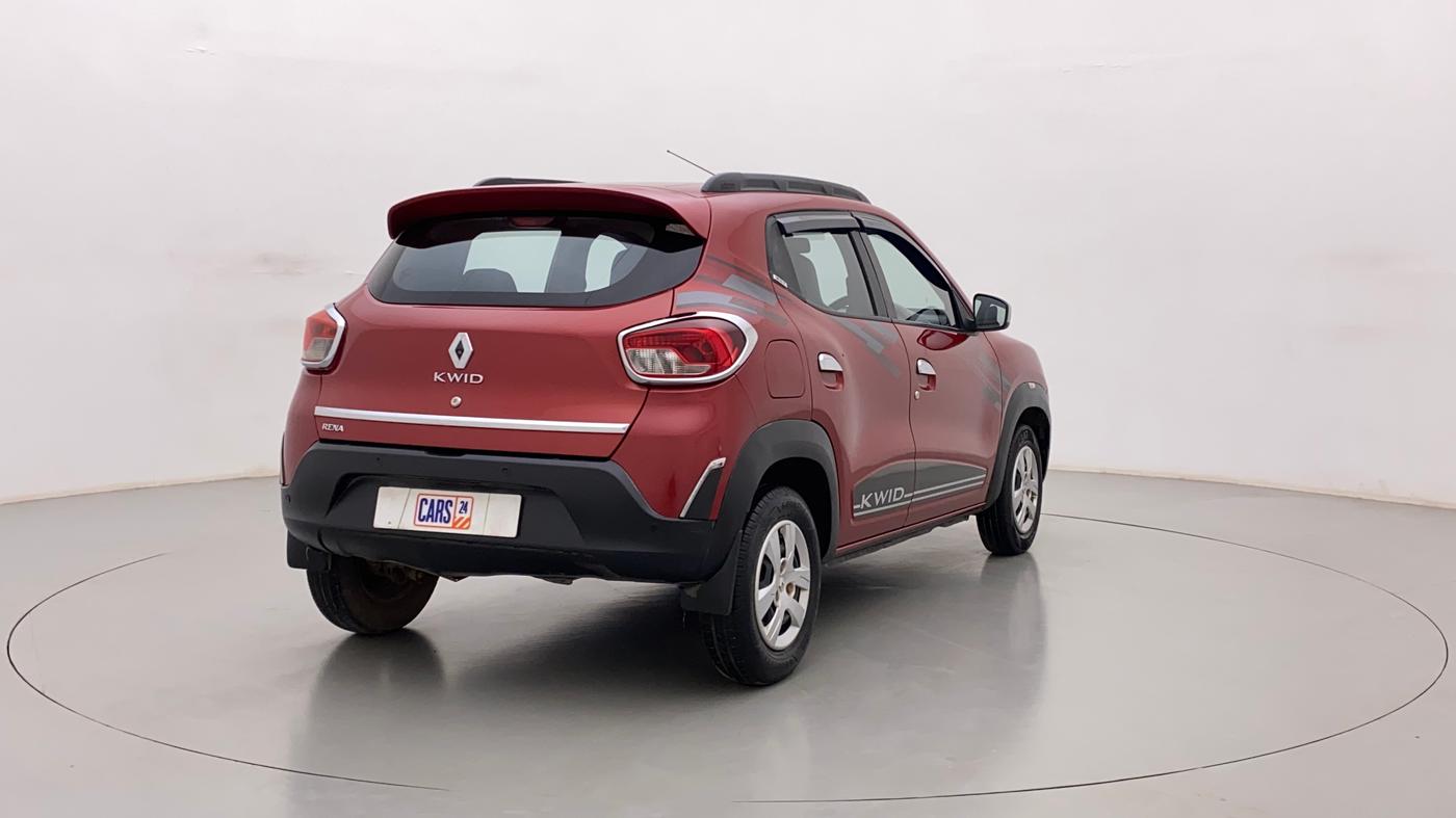 2018 Renault Kwid RXT 1.0 (O), Petrol, Manual, 64,804 km, Right Back Diagonal