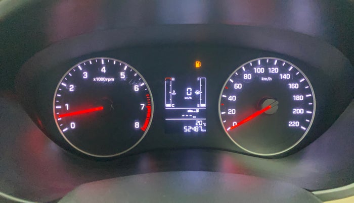 2020 Hyundai Elite i20 SPORTZ PLUS 1.2, Petrol, Manual, 52,444 km, Odometer Image
