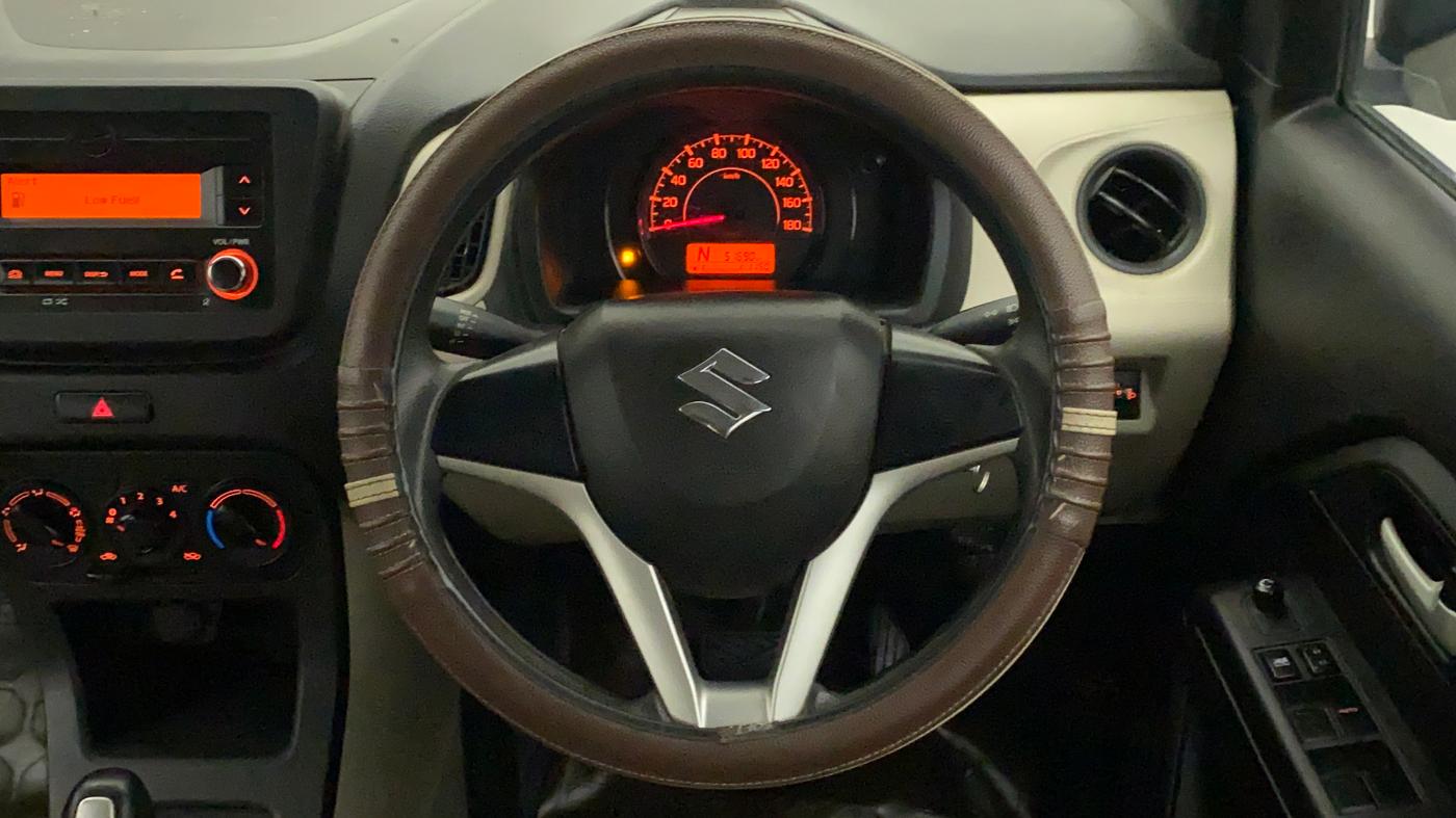 2020 Maruti New Wagon-R VXI 1.0 AMT, Petrol, Automatic, 52,287 km, Steering Wheel Close Up