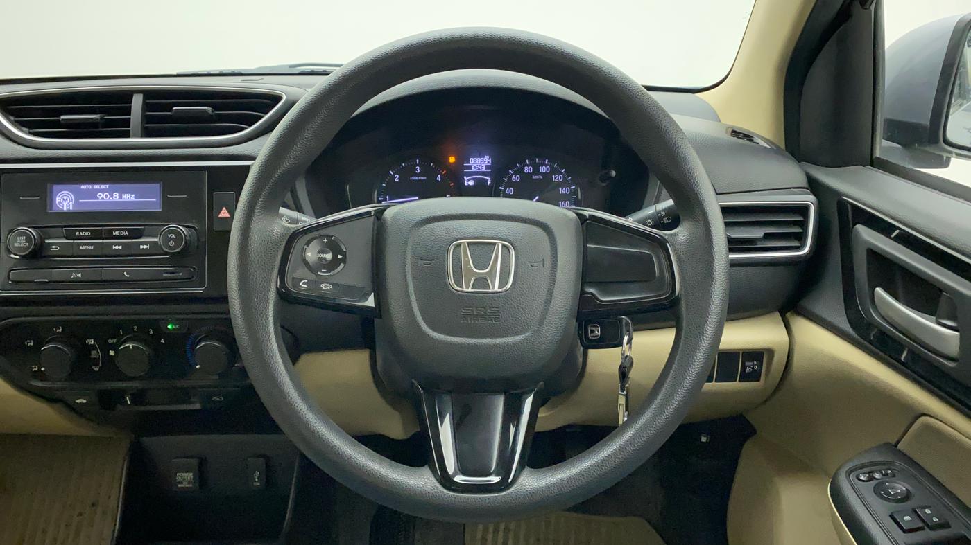 2018 Honda Amaze 1.5L I-DTEC S, Diesel, Manual, 88,884 km, Steering Wheel Close Up