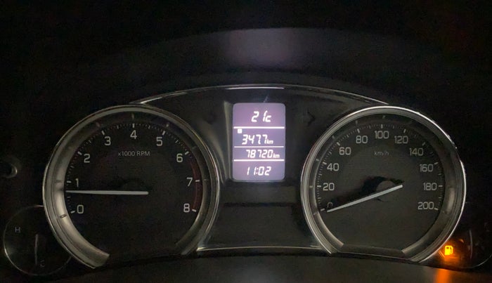 2018 Maruti Ciaz DELTA 1.4 MT PETROL, Petrol, Manual, 78,720 km, Odometer Image