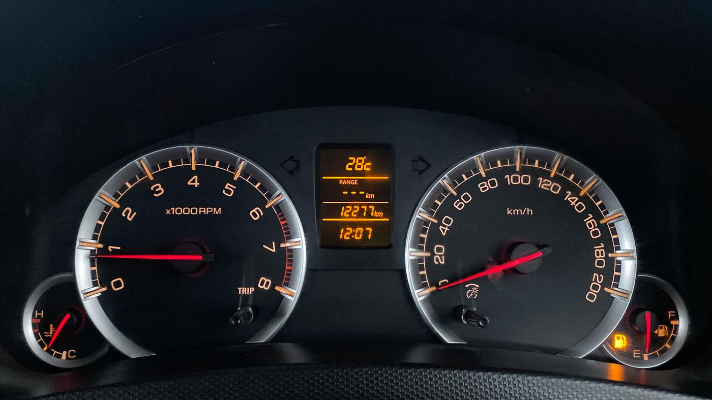 2014 Maruti Swift ZXI D, Petrol, Manual, 12,469 km, Odometer Image