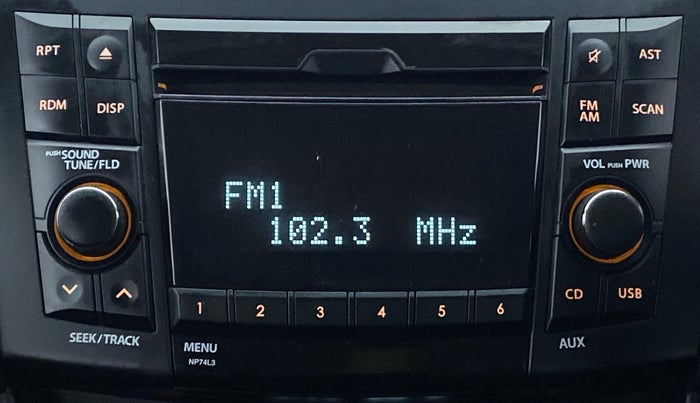 2014 Maruti Swift ZXI D, Petrol, Manual, 12,469 km, Infotainment System