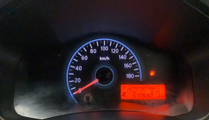 2018 Datsun Redi Go A, Petrol, Manual, 58,939 km, Odometer Image
