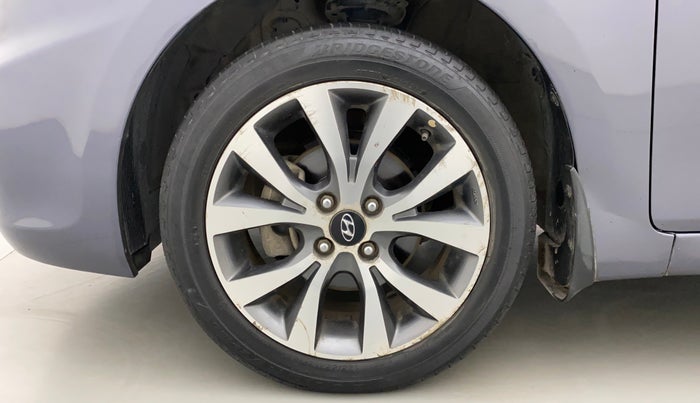2014 Hyundai Verna FLUIDIC 1.6 VTVT SX, Petrol, Manual, 84,015 km, Left Front Wheel