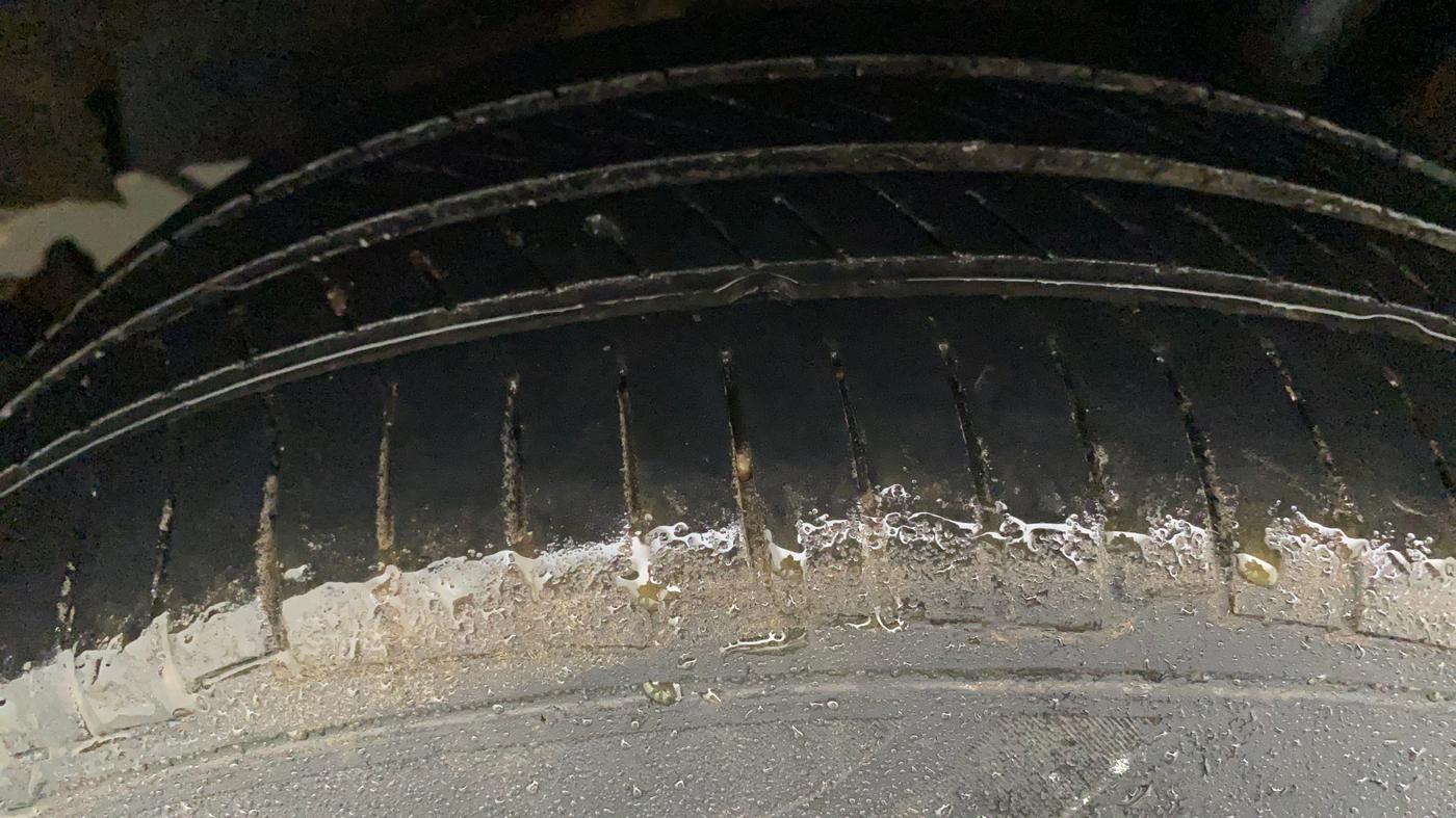 2018 Maruti Baleno DELTA PETROL 1.2, CNG, Manual, 97,583 km, Left Rear Tyre Tread
