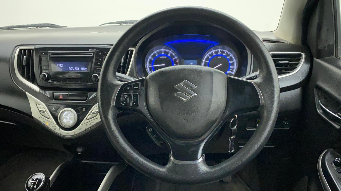 2018 Maruti Baleno DELTA PETROL 1.2, CNG, Manual, 97,583 km, Steering Wheel Close Up