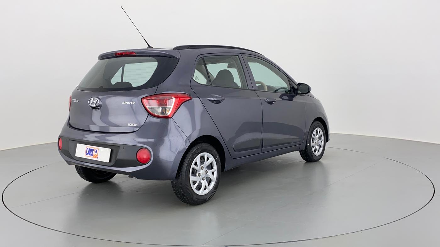 2017 Hyundai Grand i10 Sportz(O) 1.2 MT, Petrol, Manual, 38,751 km, Right Back Diagonal
