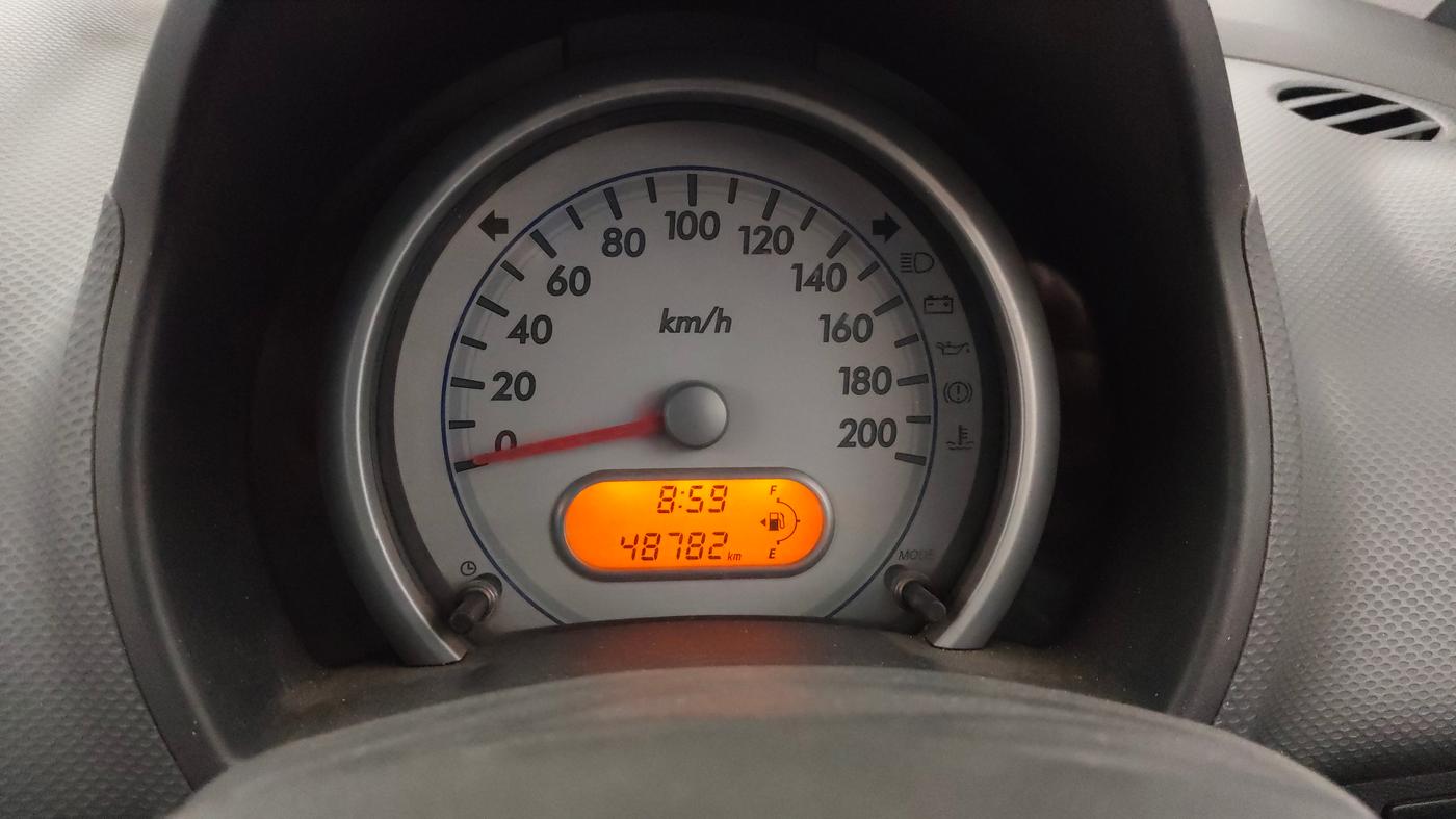 2014 Maruti Ritz VXI, CNG, Manual, 48,812 km, Odometer Image