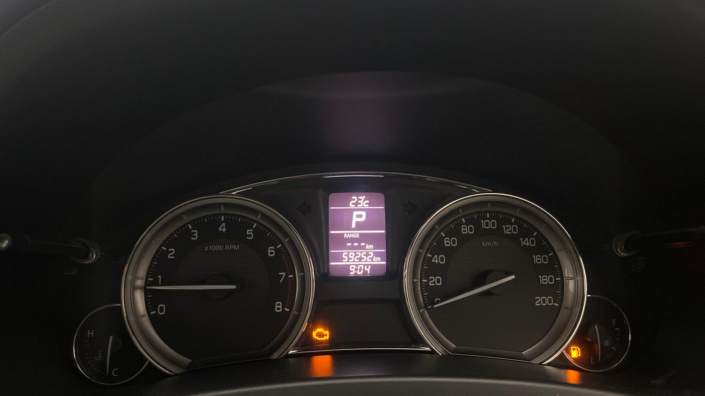 2018 Maruti Ciaz ZETA 1.4  AT PETROL, Petrol, Automatic, 59,221 km, Odometer Image