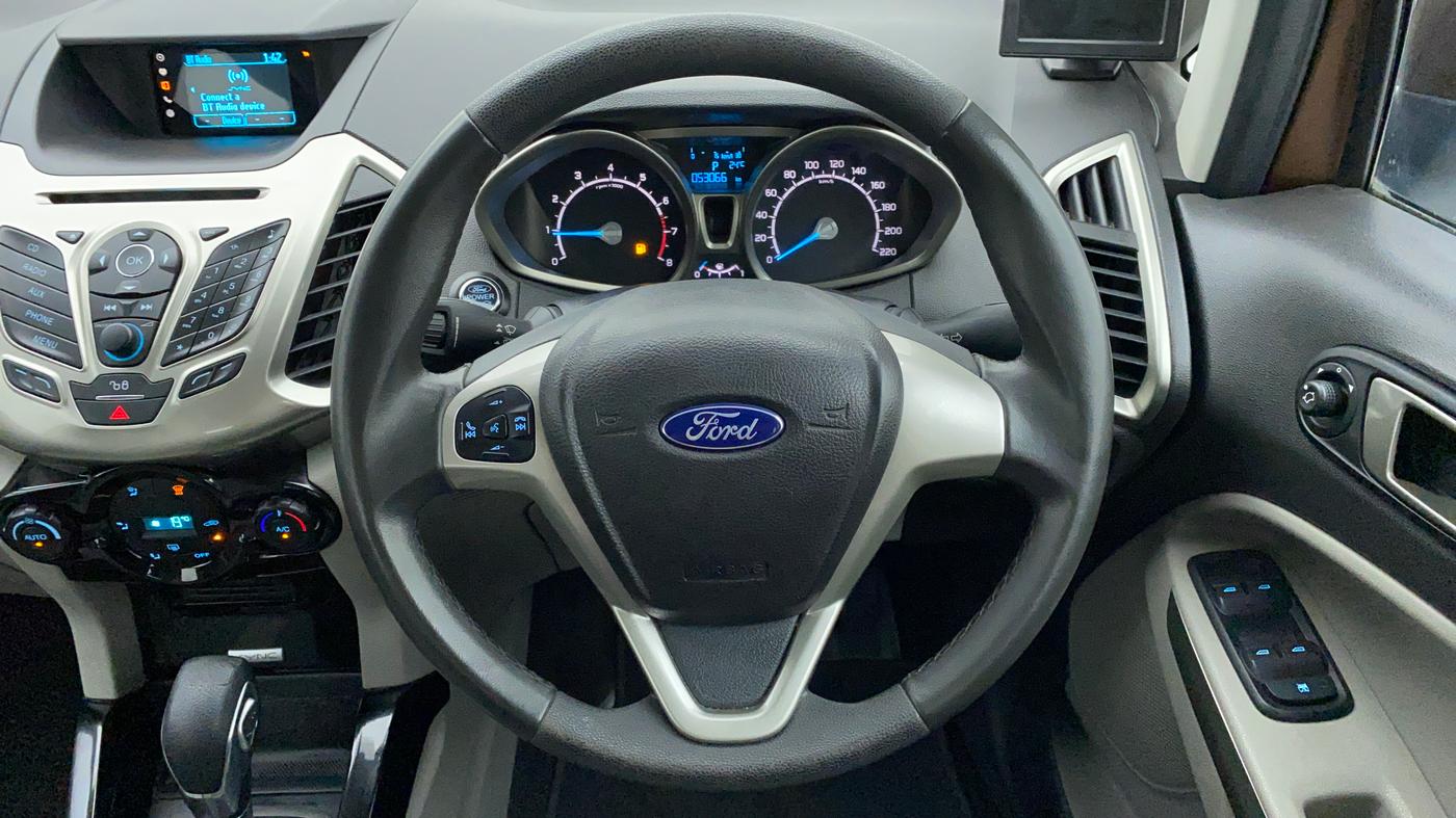 2017 Ford Ecosport 1.5 TITANIUM TI VCT AT, Petrol, Automatic, 53,295 km, Steering Wheel Close Up