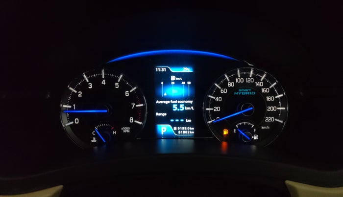 2020 Maruti Ciaz ALPHA  AT 1.5 SHVS PETROL, Petrol, Automatic, 81,801 km, Odometer Image