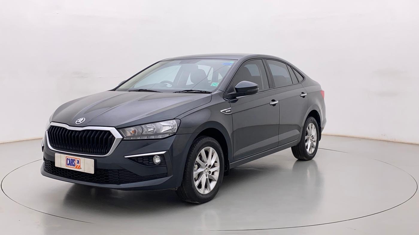 2022 Skoda SLAVIA AMBITION 1.0L TSI MT, Petrol, Manual, 7,759 km, Left Front Diagonal