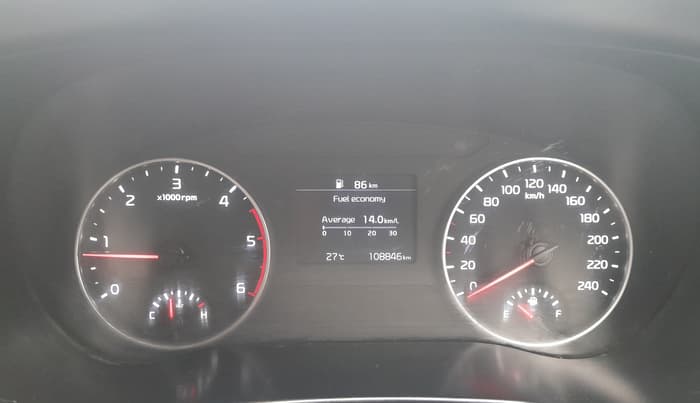 2020 KIA SELTOS HTE 1.5 DIESEL, Diesel, Manual, 1,08,814 km, Odometer Image