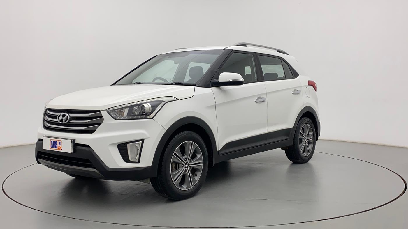 2017 Hyundai Creta SX PLUS AT 1.6 DIESEL, Diesel, Automatic, 88,545 km, Left Front Diagonal
