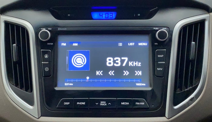 2017 Hyundai Creta SX PLUS AT 1.6 DIESEL, Diesel, Automatic, 88,545 km, Infotainment System
