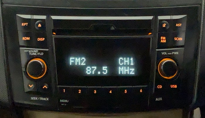 2013 Maruti Swift Dzire VXI REGAL EDITION, Petrol, Manual, 98,655 km, Infotainment System