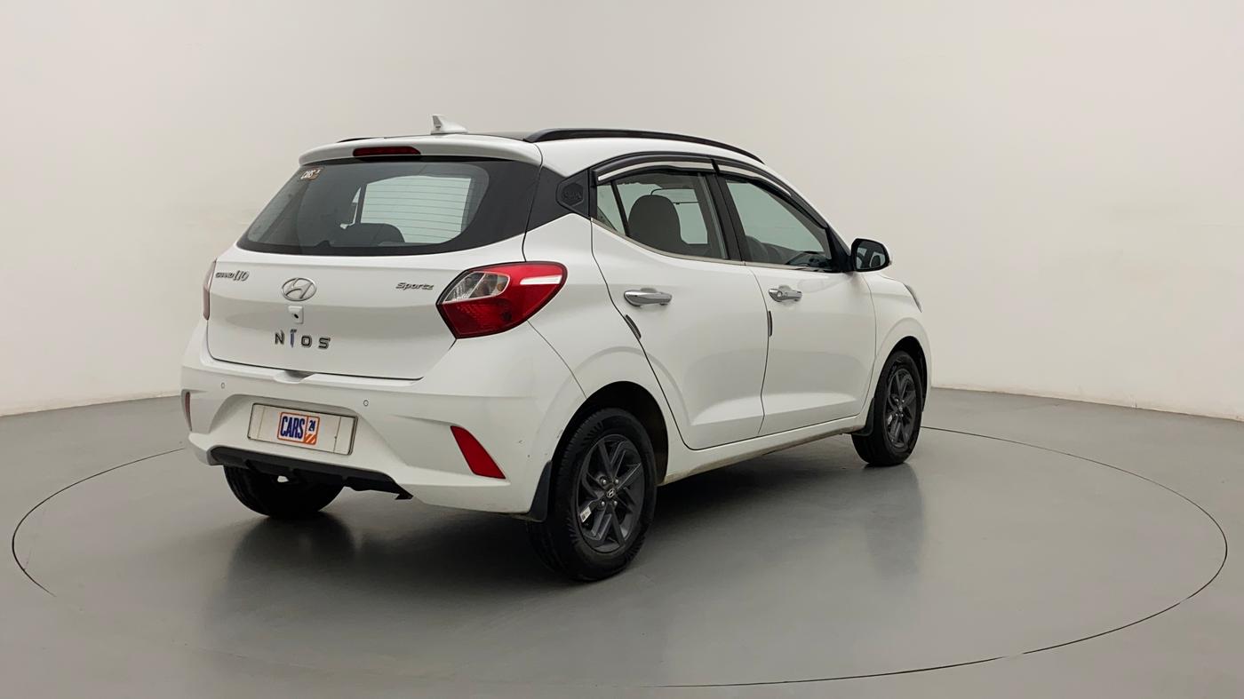 2022 Hyundai GRAND I10 NIOS SPORTZ 1.2 KAPPA VTVT CNG, CNG, Manual, 16,247 km, Right Back Diagonal