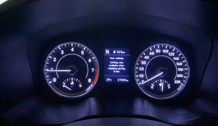 2021 Hyundai VENUE SX 1.0 (O) TURBO IMT, Petrol, Manual, 21,967 km, Odometer Image