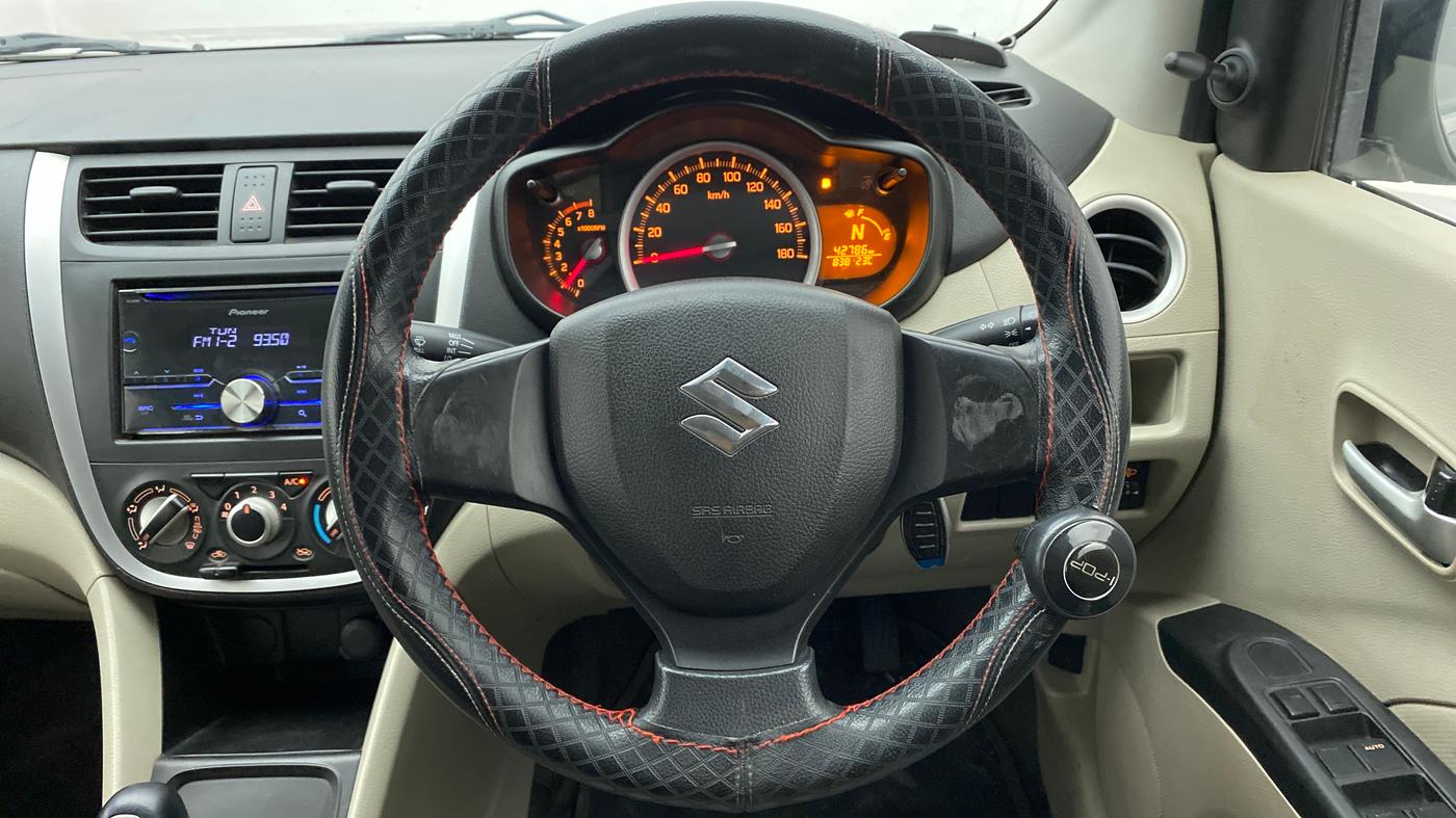 2017 Maruti Celerio VXI AGS, Petrol, Automatic, 42,786 km, Steering Wheel Close Up