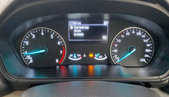 2019 Ford Ecosport TITANIUM + 1.5L PETROL, Petrol, Manual, 1,17,385 km, Odometer Image