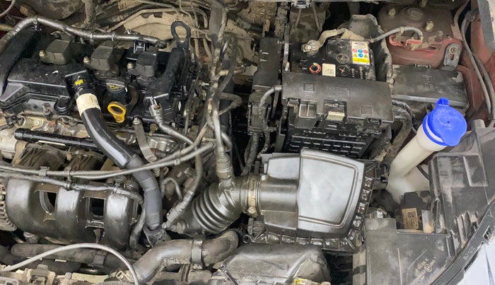 2019 Ford Ecosport TITANIUM + 1.5L PETROL, Petrol, Manual, 1,17,385 km, Engine View - Left