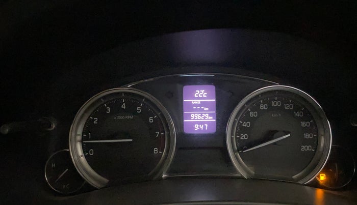 2016 Maruti Ciaz ZXI, Petrol, Manual, 99,587 km, Odometer Image