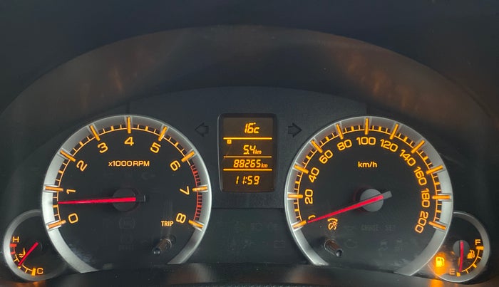 2014 Maruti Swift ZXI, Petrol, Manual, 88,265 km, Odometer Image