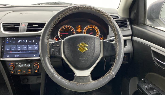 2014 Maruti Swift ZXI, Petrol, Manual, 88,265 km, Steering Wheel Close Up