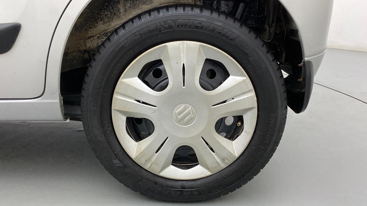 2012 Maruti Wagon R 1.0 VXI, Petrol, Manual, 73,157 km, Left Rear Wheel