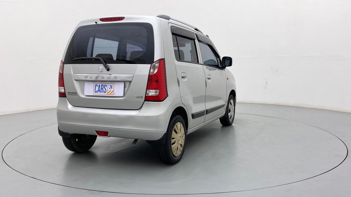 2012 Maruti Wagon R 1.0 VXI, Petrol, Manual, 73,157 km, Right Back Diagonal