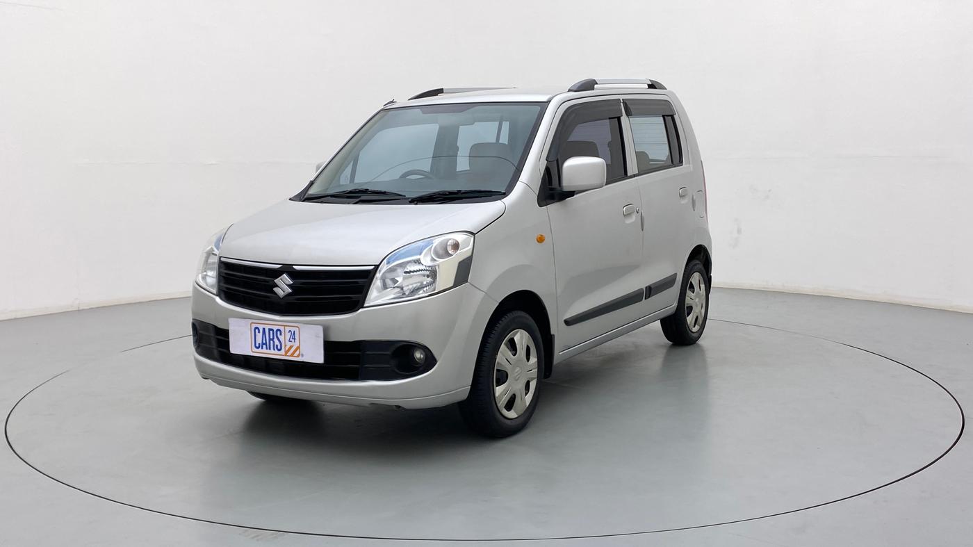 2012 Maruti Wagon R 1.0 VXI, Petrol, Manual, 73,157 km, Left Front Diagonal
