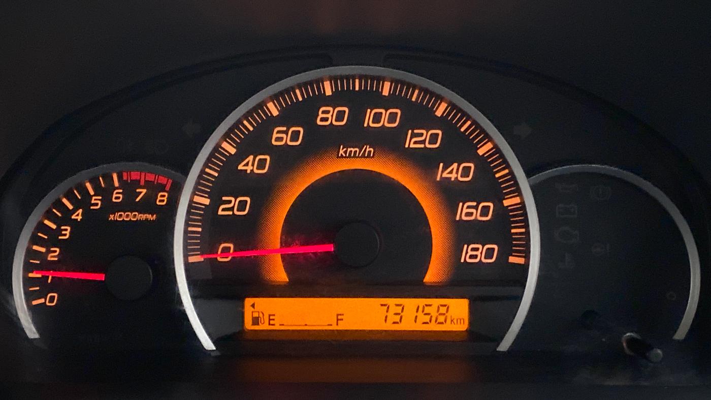 2012 Maruti Wagon R 1.0 VXI, Petrol, Manual, 73,157 km, Odometer Image
