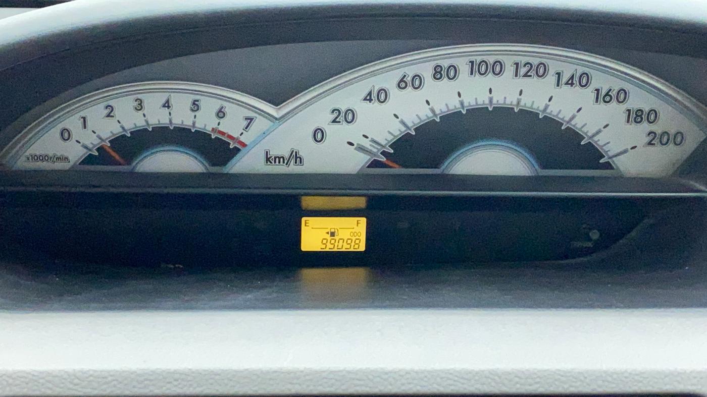 2011 Toyota Etios VX, Petrol, Manual, 99,230 km, Odometer Image
