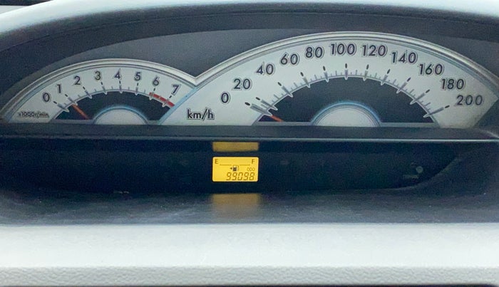 2011 Toyota Etios VX, Petrol, Manual, 99,230 km, Odometer Image