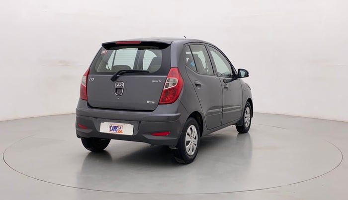 2013 Hyundai i10 SPORTZ 1.2, Petrol, Manual, 34,376 km, Right Back Diagonal