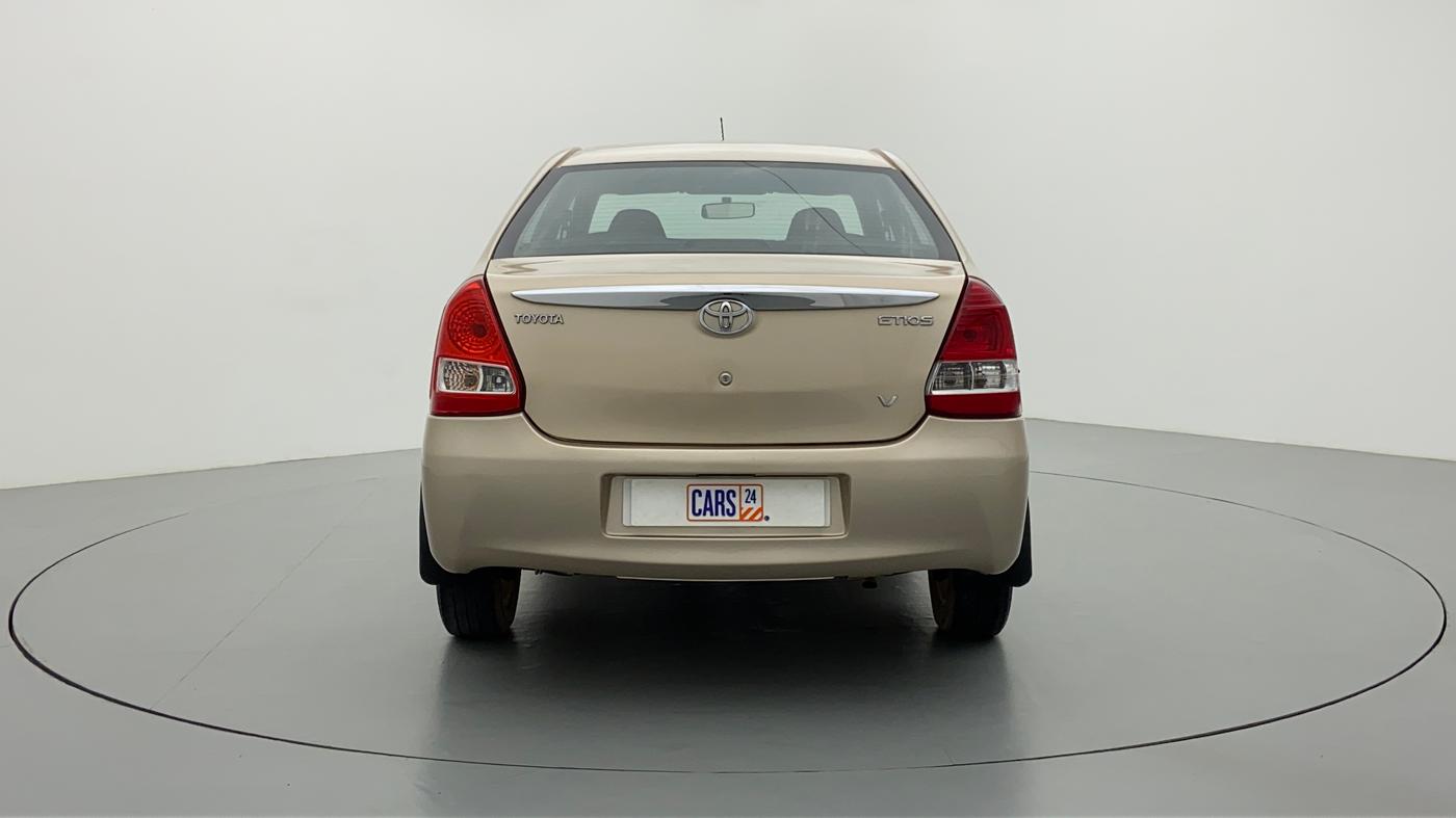 2012 Toyota Etios V, Petrol, Manual, 89,724 km, Back/Rear