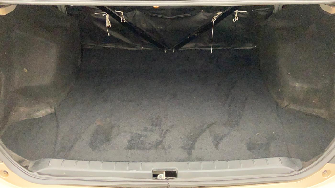 2012 Toyota Etios V, Petrol, Manual, 89,724 km, Boot Inside
