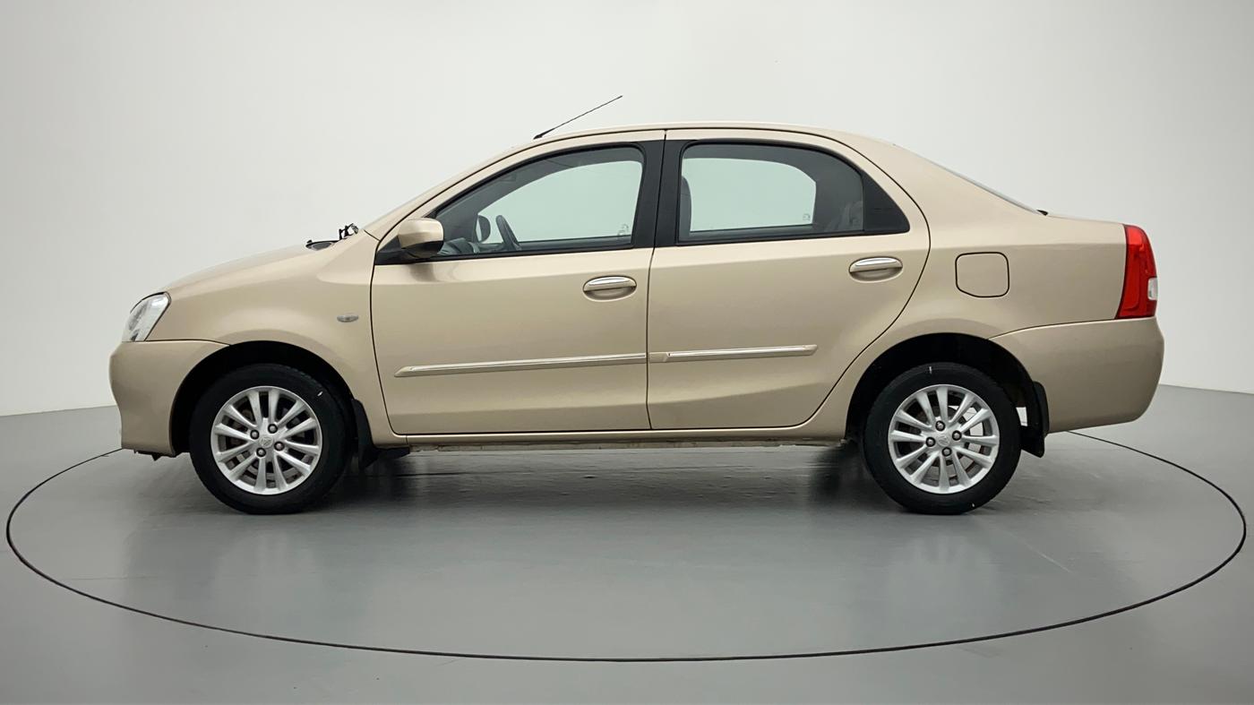 2012 Toyota Etios V, Petrol, Manual, 89,724 km, Left Side