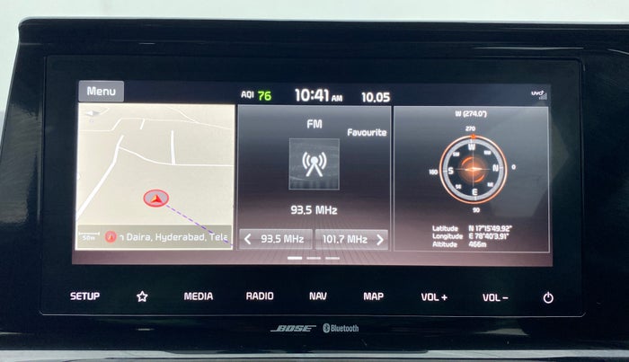 2022 KIA SELTOS GTX PLUS 1.4, Petrol, Manual, 5,008 km, Infotainment System