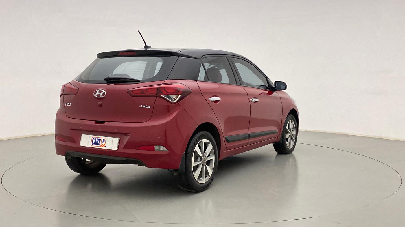 2018 Hyundai Elite i20 ASTA 1.2 (O), Petrol, Manual, 72,437 km, Right Back Diagonal