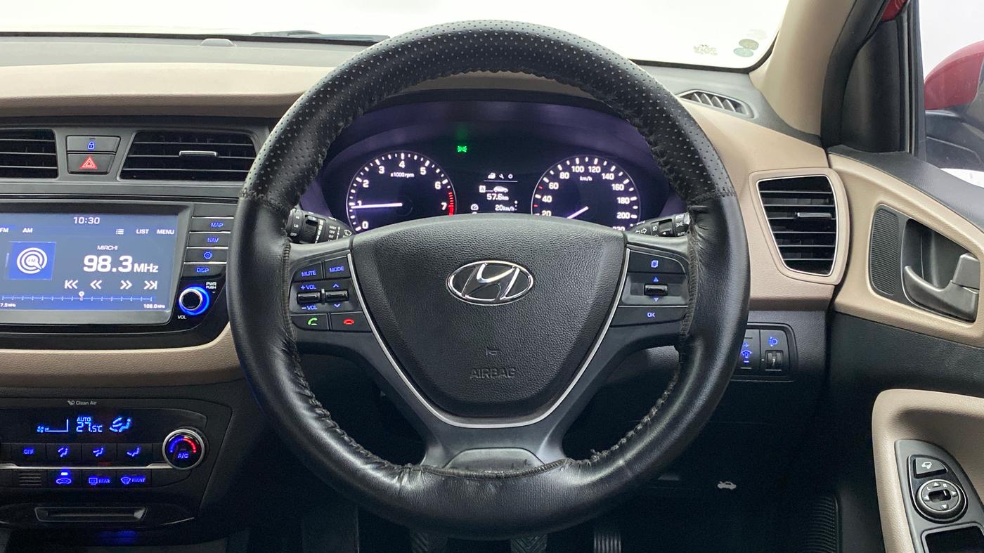 2018 Hyundai Elite i20 ASTA 1.2 (O), Petrol, Manual, 72,437 km, Steering Wheel Close Up