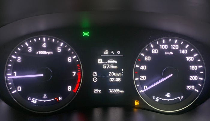 2018 Hyundai Elite i20 ASTA 1.2 (O), Petrol, Manual, 72,437 km, Odometer Image