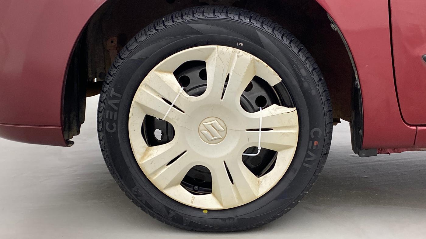 2012 Maruti Wagon R 1.0 VXI, Petrol, Manual, 81,985 km, Left Front Wheel