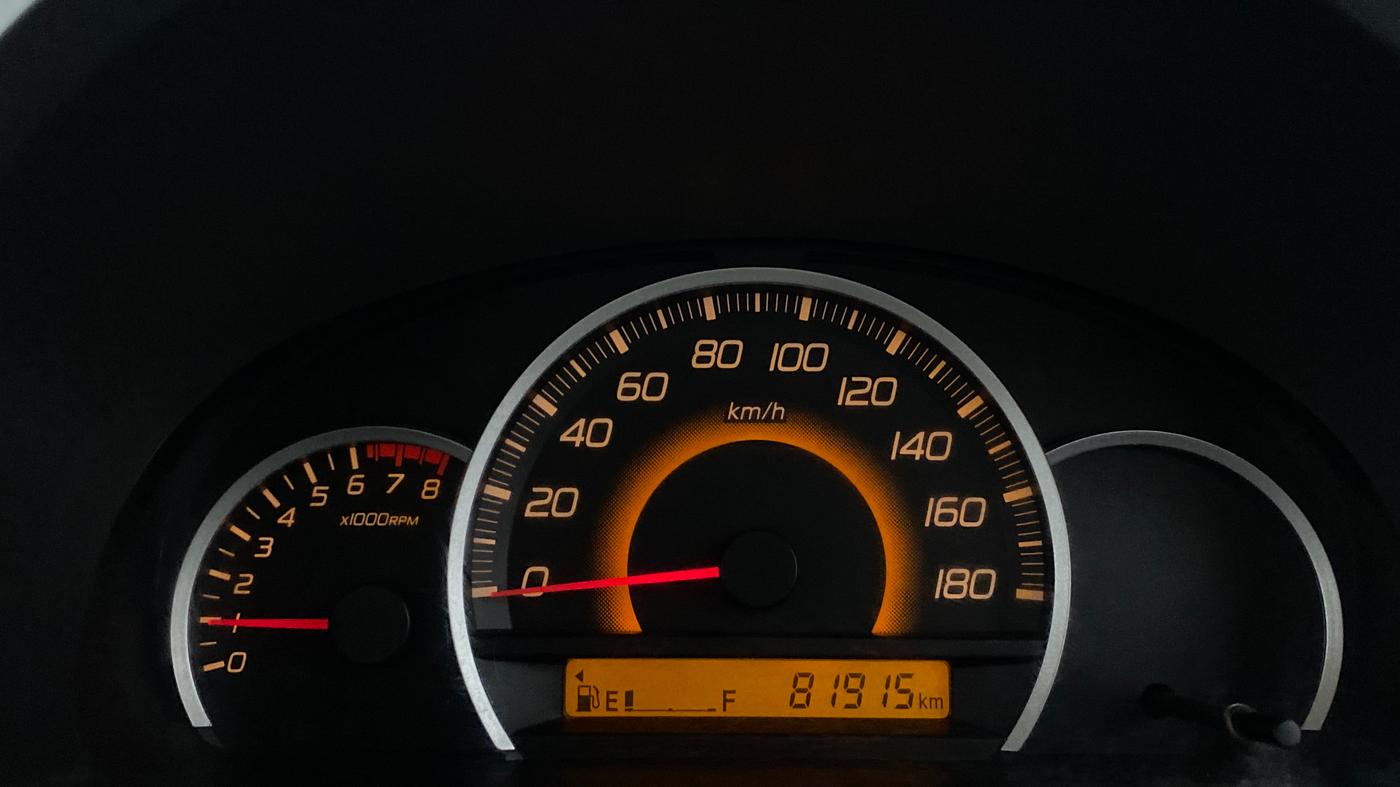 2012 Maruti Wagon R 1.0 VXI, Petrol, Manual, 81,985 km, Odometer Image